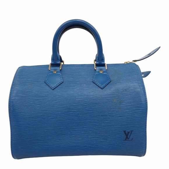 LOUIS VUITTON Handbags - Louis Vuitton Epi Speedy 25 Handbag M43015 Toledo Blue for Women